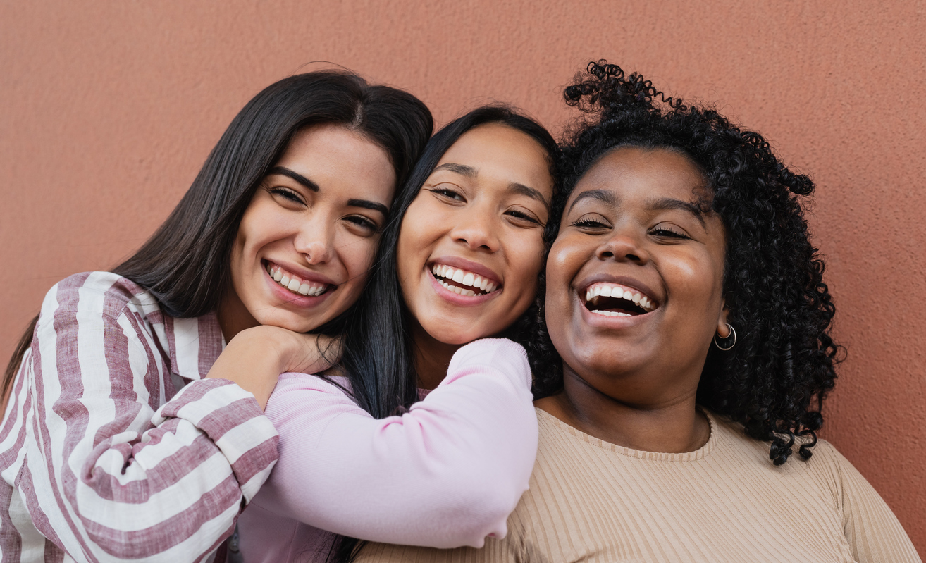 Group of teen girls supporting each other in group therapy for teen girls